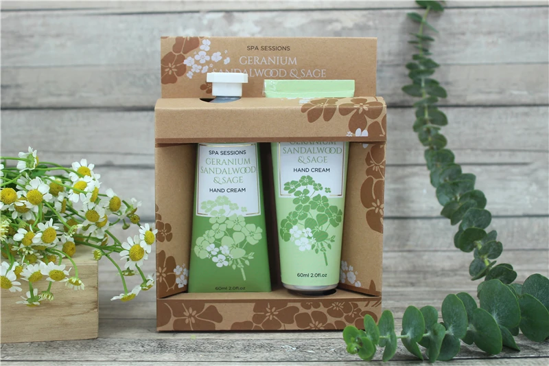Hot selling OEM/ODM Wholesale private label paraben and mineral oil free hand nail cream care set
