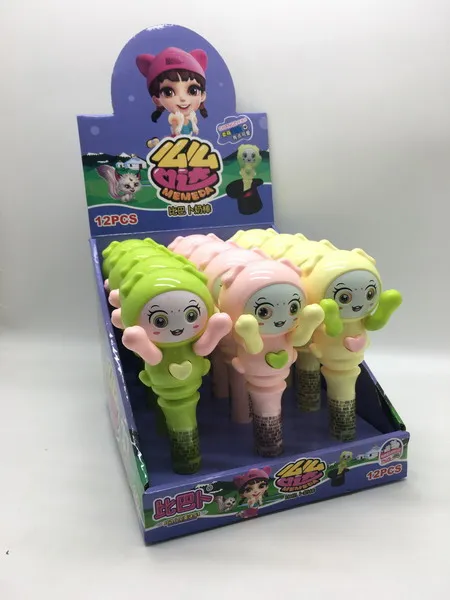 Customization children mini plastic candy toys funny shaped sweet toys kids