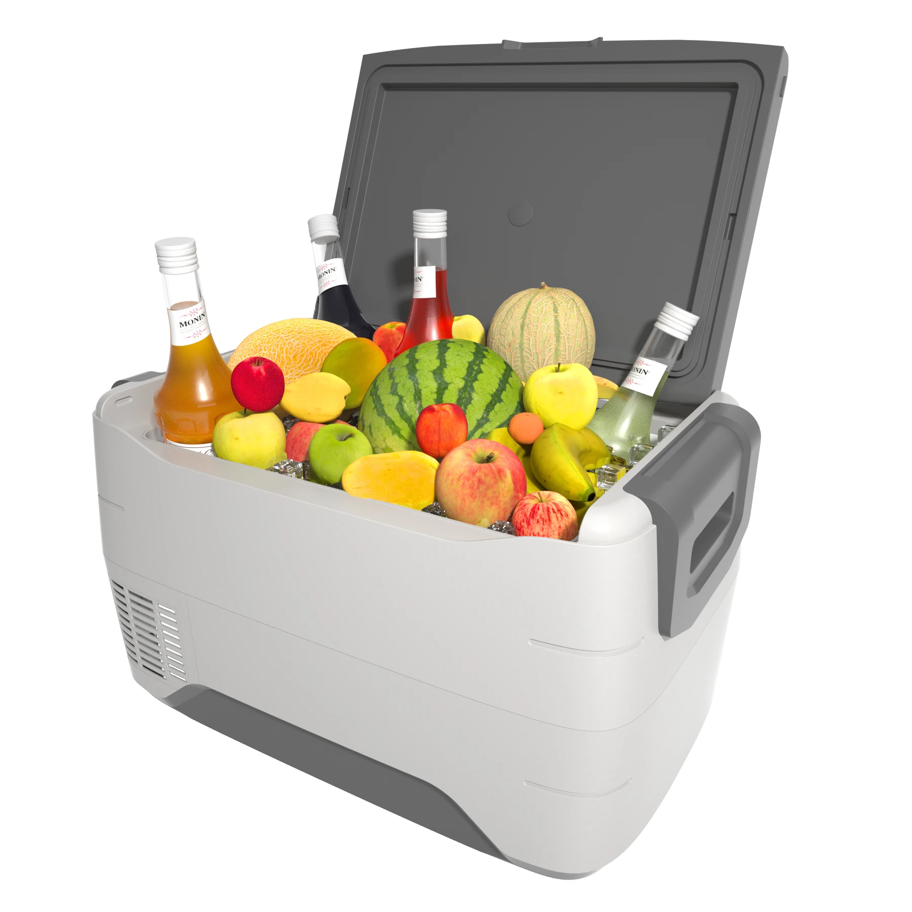 50L Cooler Box Car Refrigerator Car Fridge Refrigerator Travel Cooler  For Vehicles