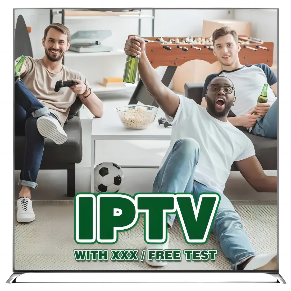 Hot Selling IPTV Android tv box 4k IPTV TV Subscription Stable with Reseller Code M3U 24 Hours Free Demo