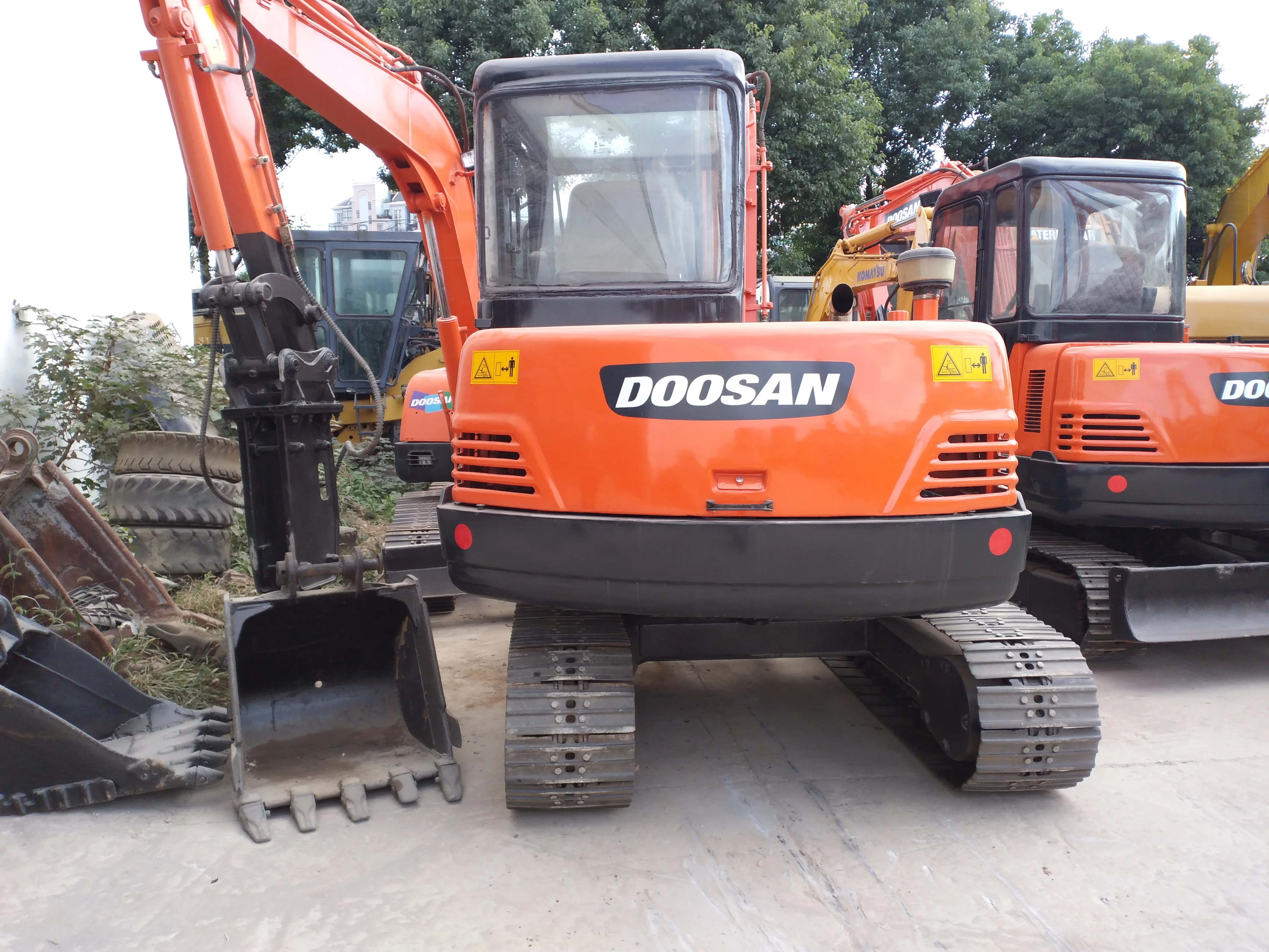 Used Doosan DH55 of used wheel excavator good quality Doosan  excavator