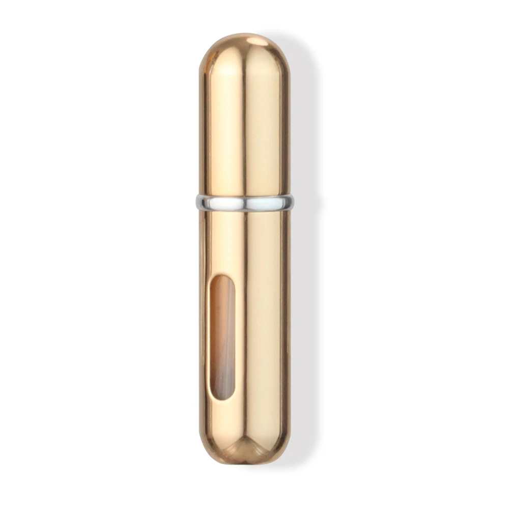 Portable 5ml Empty Mini Refillable Perfume Atomizer Glass Bottle With Spray Aluminum Multi Coloured Travel