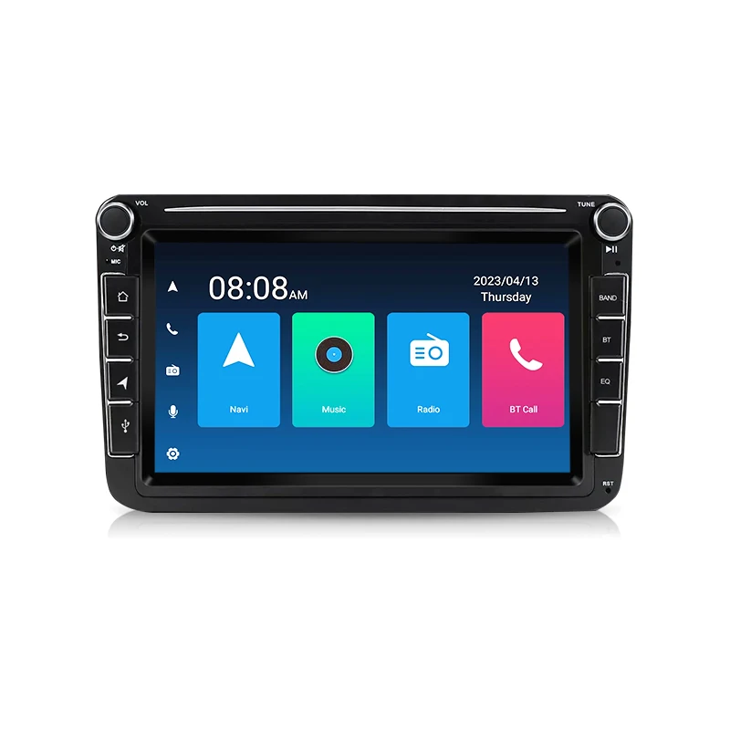 Автомагнитола Android 2Din для VW / Volkswagen Tiguan/Transporter Und Multivan T5 T6 Радио мультимедийный плеер навигация Carplay BT