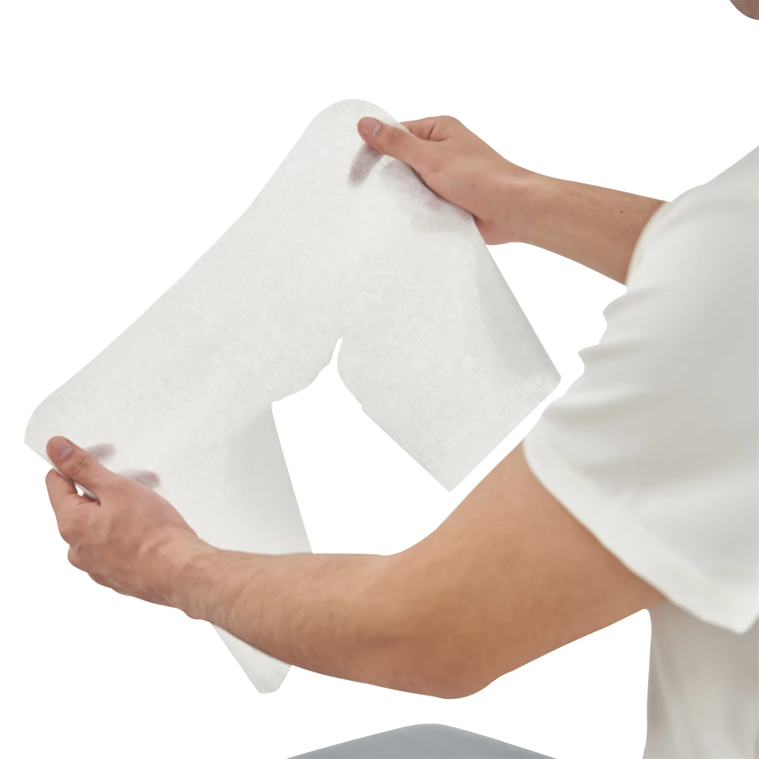 CWZ1 100pcs Pack Massage Table Headrest Cover Face Cushion Sheet