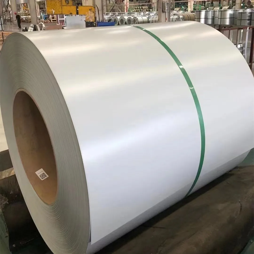 ASTM A463 Prepainted Aluminized Steel Coil  17/5 microns 20/13um AS270  for heat insulation Ral7035