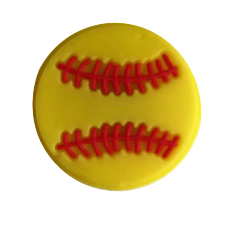 Factory wholesale customized ball sports shoes charm  Clogs Shoes PVC soft rubber shoes accessories