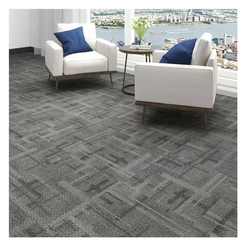 Factory Wholesale Good Quality 50x50 Rugs Living Room Large Modular Carpet Tiles Peel and Stick Carpet Tile