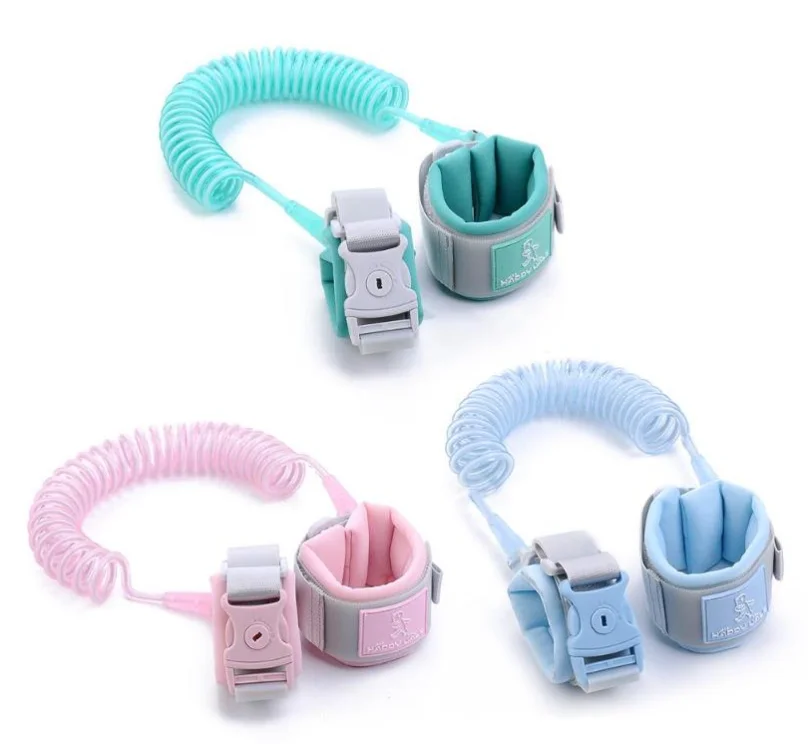  Anti Lost Wrist Link Toddler Leash Safety Harness Baby Strap Rope Adjustable Outdoor Walking Hand Belt Wristband Kids