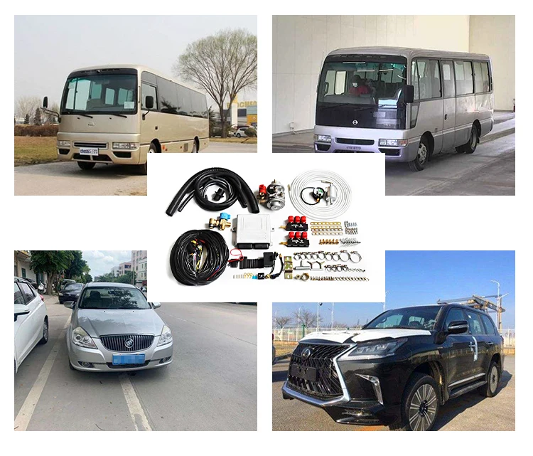 ACT gas engine conversion kit for 6 cylinders engine kit gnv auto gas parts dual fuels