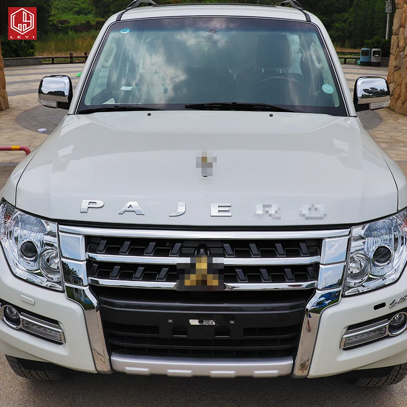 Car Cover Letter Mark Platinum Shine  modification Zinc alloy plating High quality Auto parts wholesale for Mitsubishi Pajero