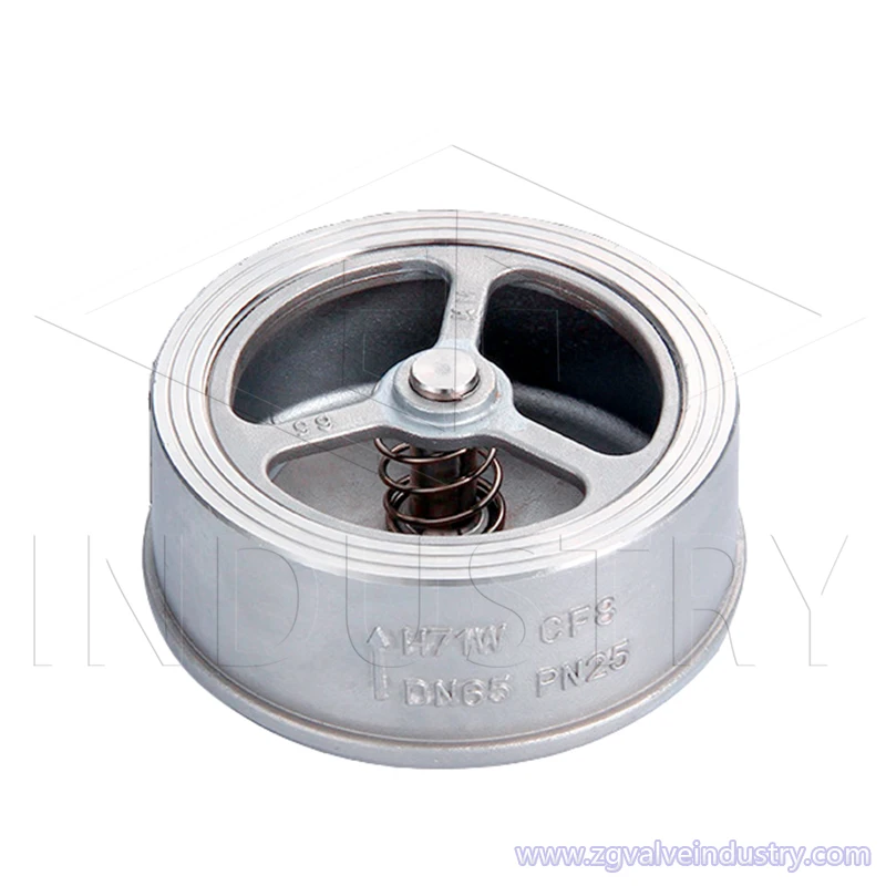 High-Performance Wafer Type Double Door Check Valve ANSI Class125/150 DIN BS PN16