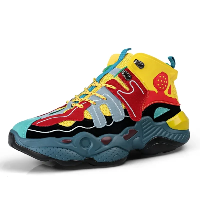 Dropshipping Brand Logo Custom Professional Men Outdoor Sports Style Sneakers High Top Venom Basketball Shoes