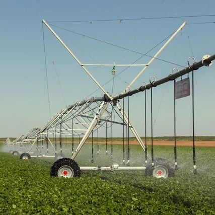 Center Pivot Irrigation Lateral Move Irrigation System with Poly Lined Pipes for sale