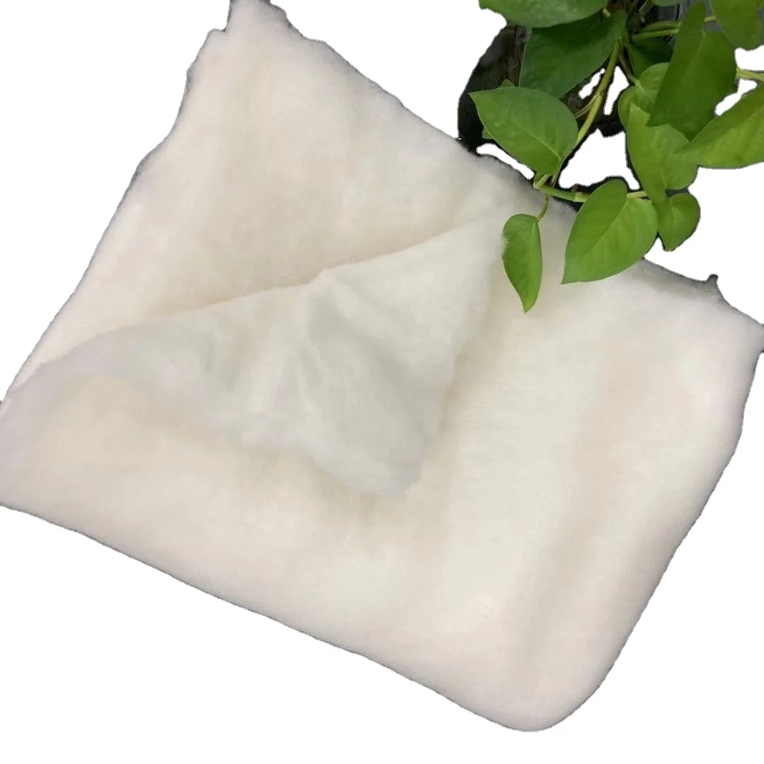 Manufacturer Gots Certificate Cotton Batting Organic Raw Cotton