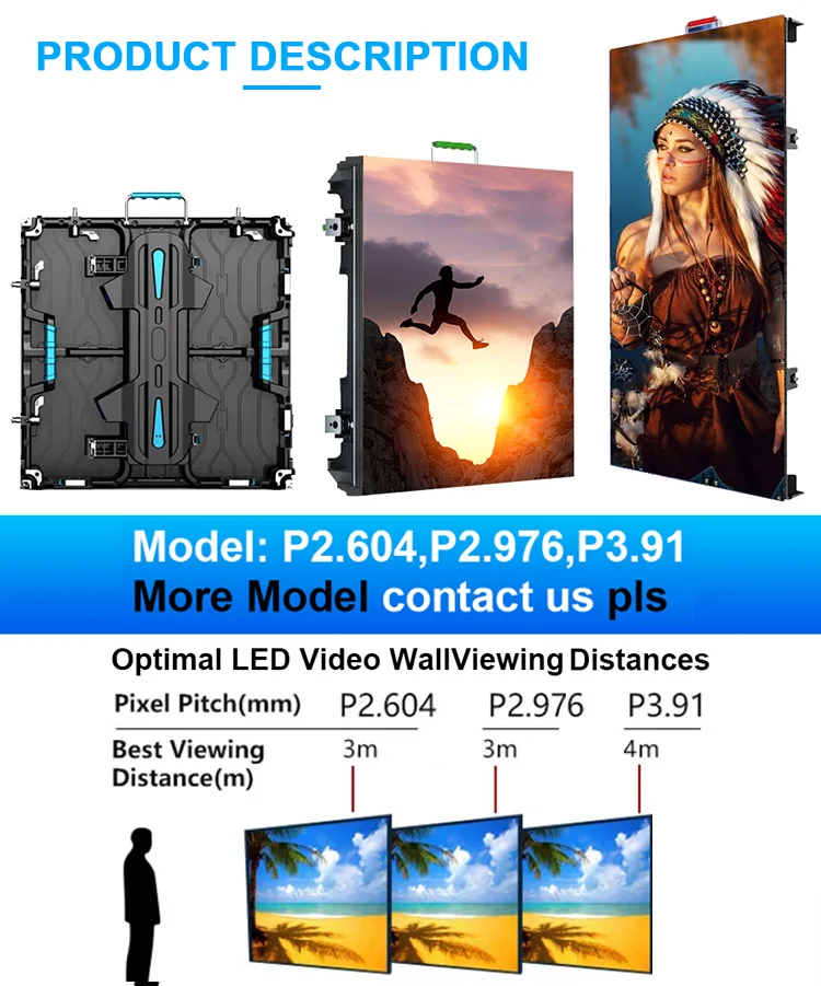 Светодиодный экран p3.91 p4.81 концертная реклама Легкая установка HD Аренда Видео настенная панель светодиодный уличный