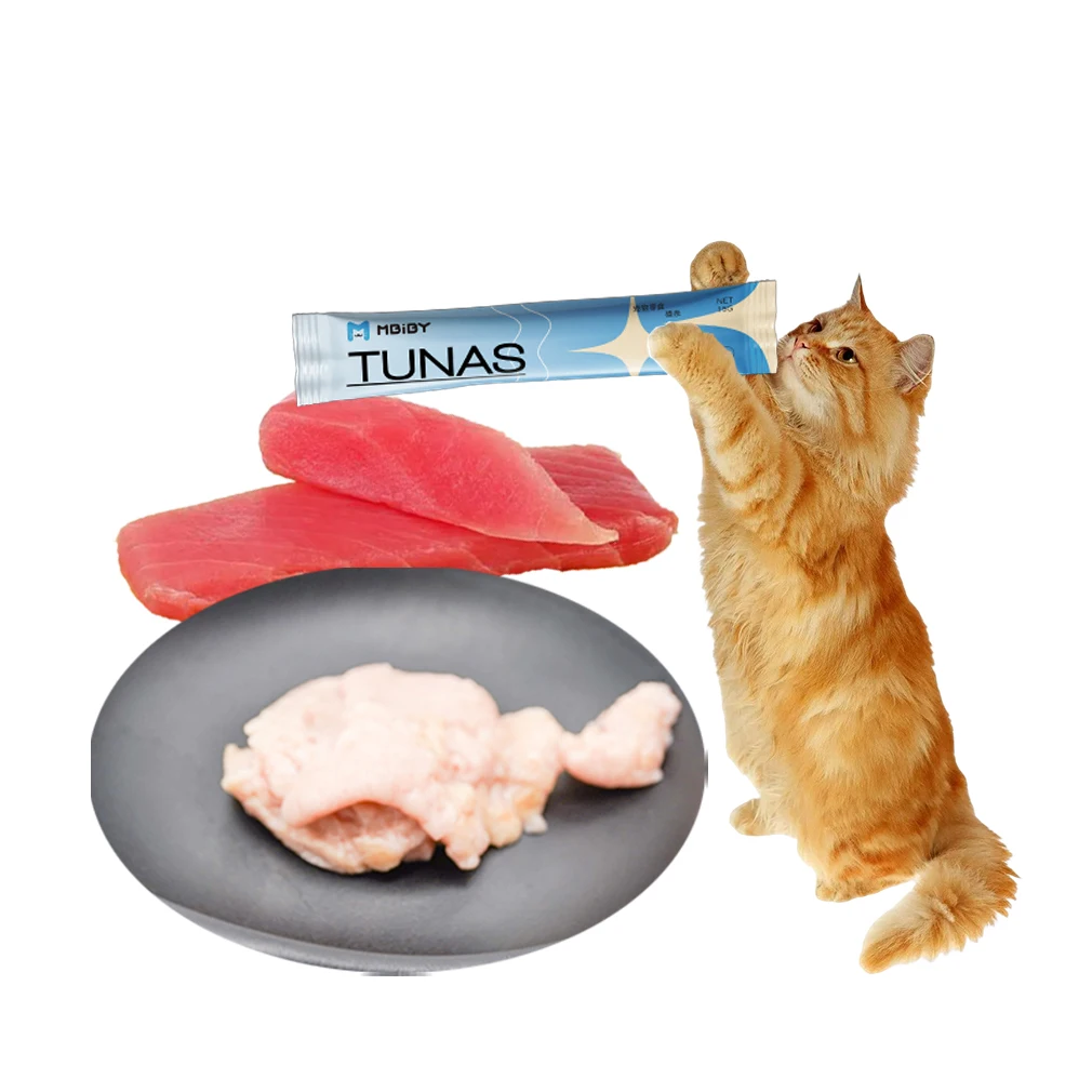 One Stop Pet Food Factory Lick Strip Kitten Cheap Mbiby Feeding Reward Wet OEM/ODM Cat