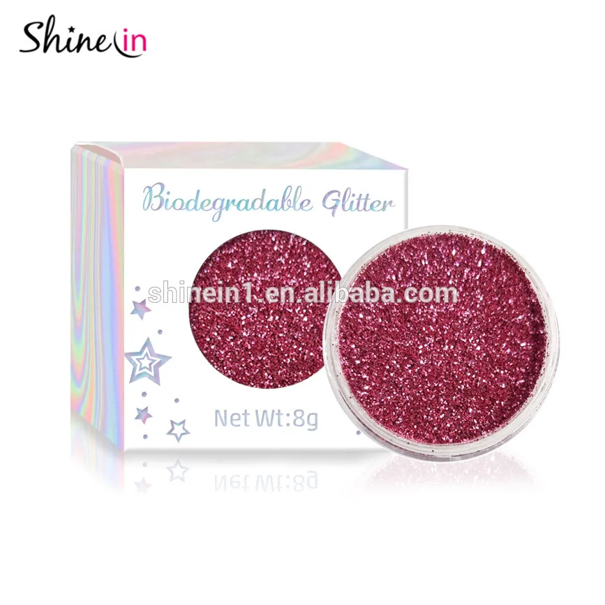 Hot Sale Silver Cosmetic Biodegradable Glitter Eco-friendly Biodegradable Chunky Glitters for Makeup