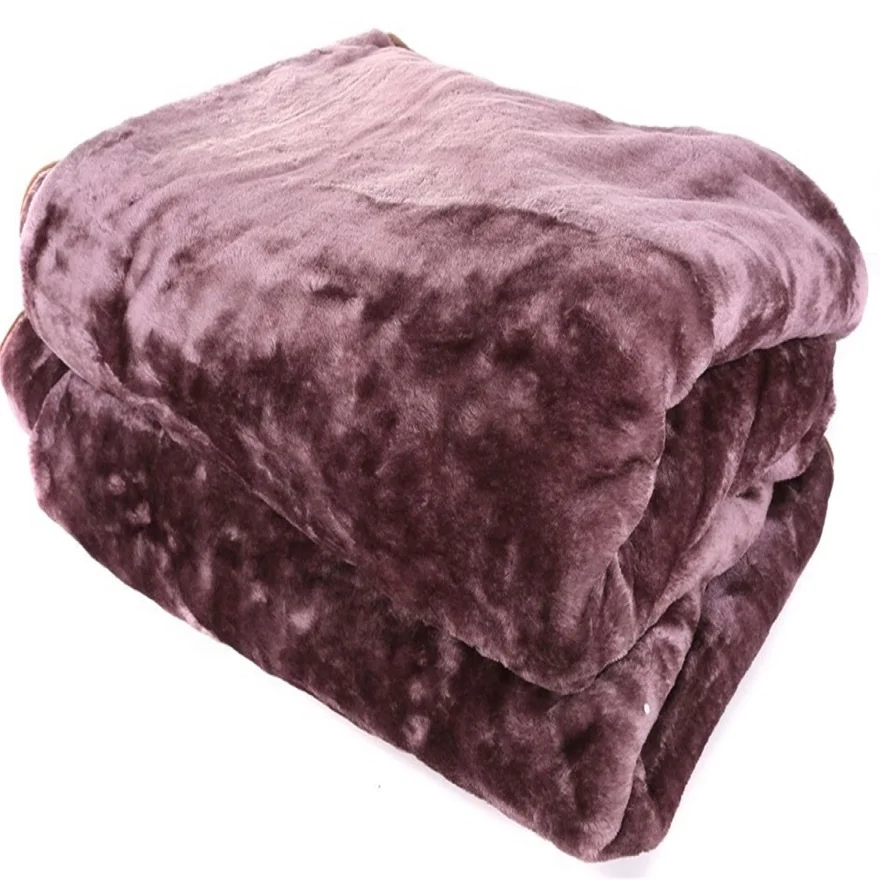 Super Soft Raschel Plush Mink Blanket Korean Mink Blanket 2 Ply Superior Quality Warm Soft Cozy Great For Winters