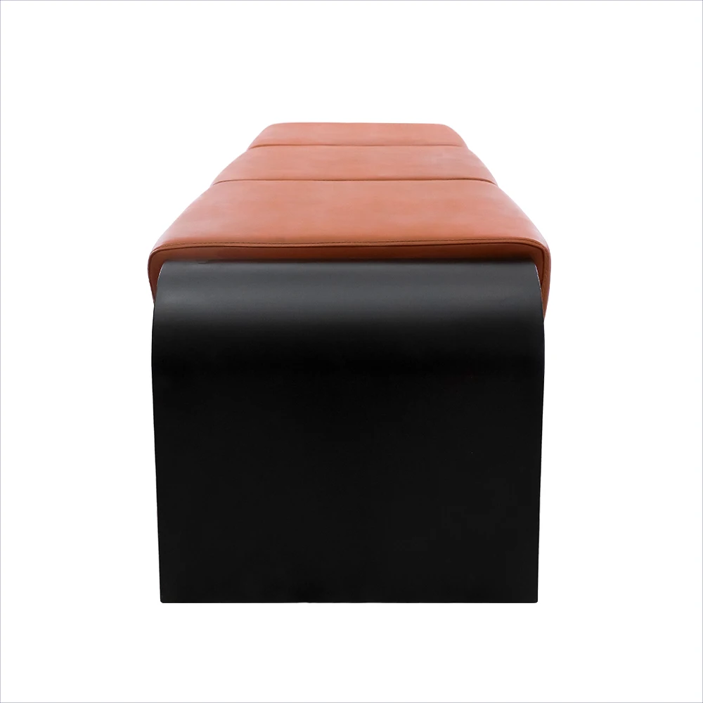 First Class Quality Luxury Visitor Cushion Waiting Leather Chair For Nail Salon