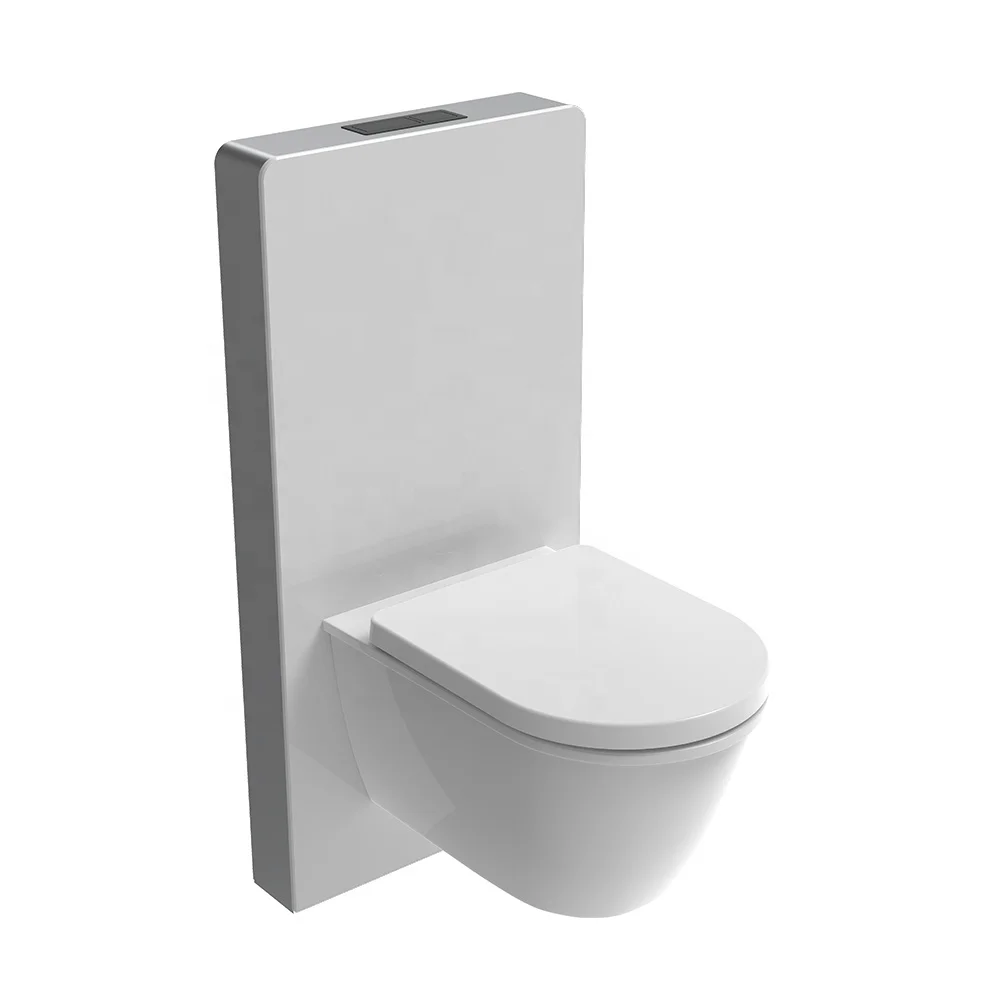 Hot Selling Concealed Dual Flush Cistern Back to Wall Glass Water Tank Toilet Cistern Dual Flush Toilet Tank for Modern Toilets
