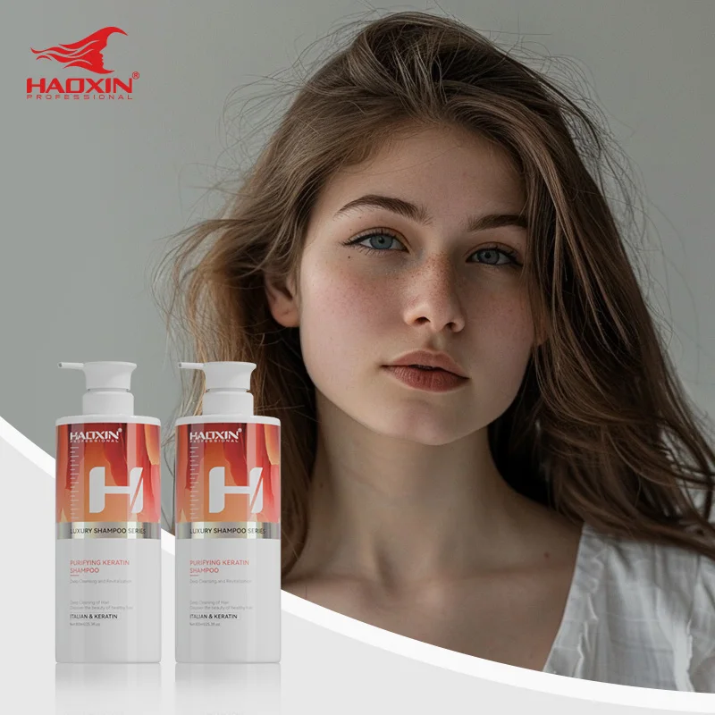 2024 Top Best Quality HAOXIN Argan Oil Moisturizing Shampoo Shampoo 750 Ml Classic Clean All Kinds