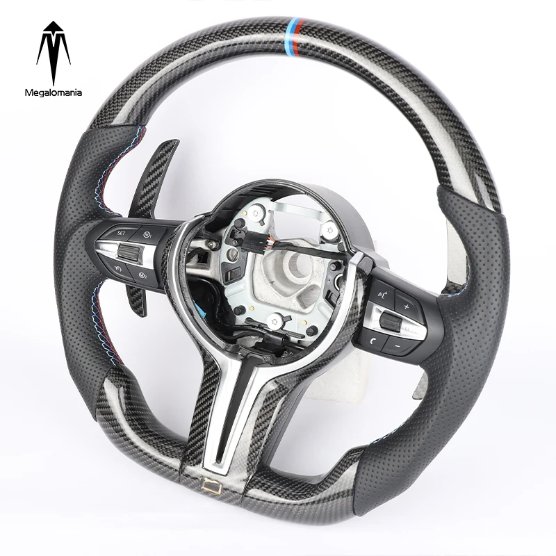 Изготовленный на заказ руль из углеродного волокна для BMW серии F M3 F30 F18 F10 M2 M4 M5 M6