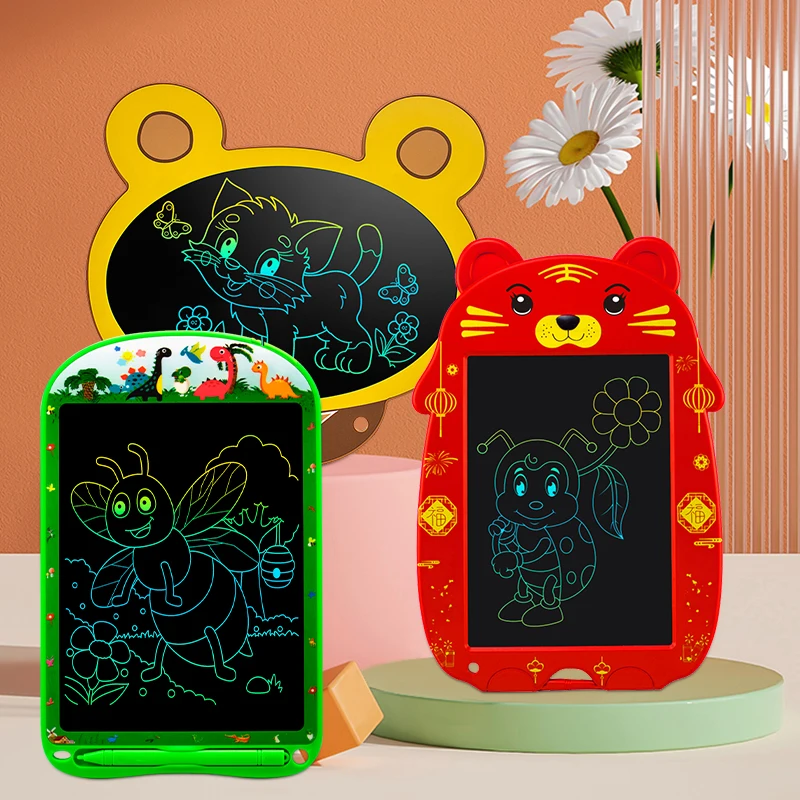 8.5/10/13 inch Kids LCD Writing Tablet Digital Writing Pad Electronic Drawing Board Memo Scratch Paper Erasable Toys