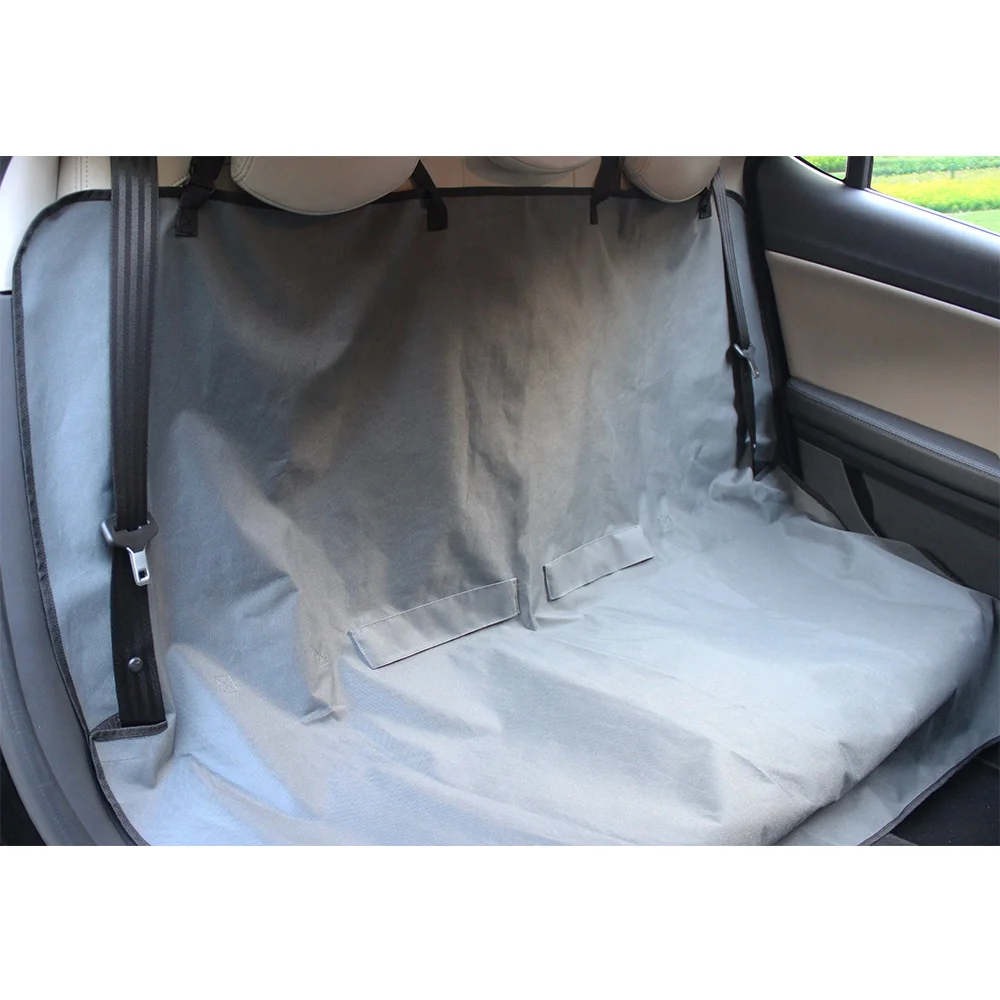 Car Back Seat Cover for Dogs Waterproof Scratchproof 600D Heavy Duty Car Bench Protector Nonslip Dog Back Seat Cover Bed