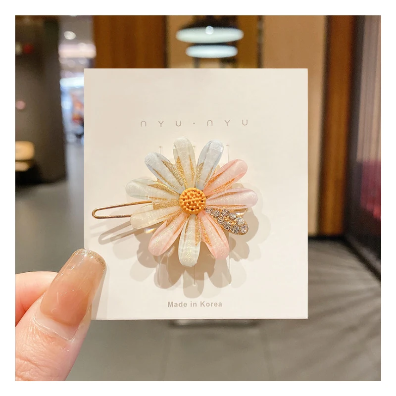 Wholesale Ladies Wedding Bridal Mermaid Luxury Crocodile Bling Butterfly Resin Chain Design Unbreakable Hair Clips