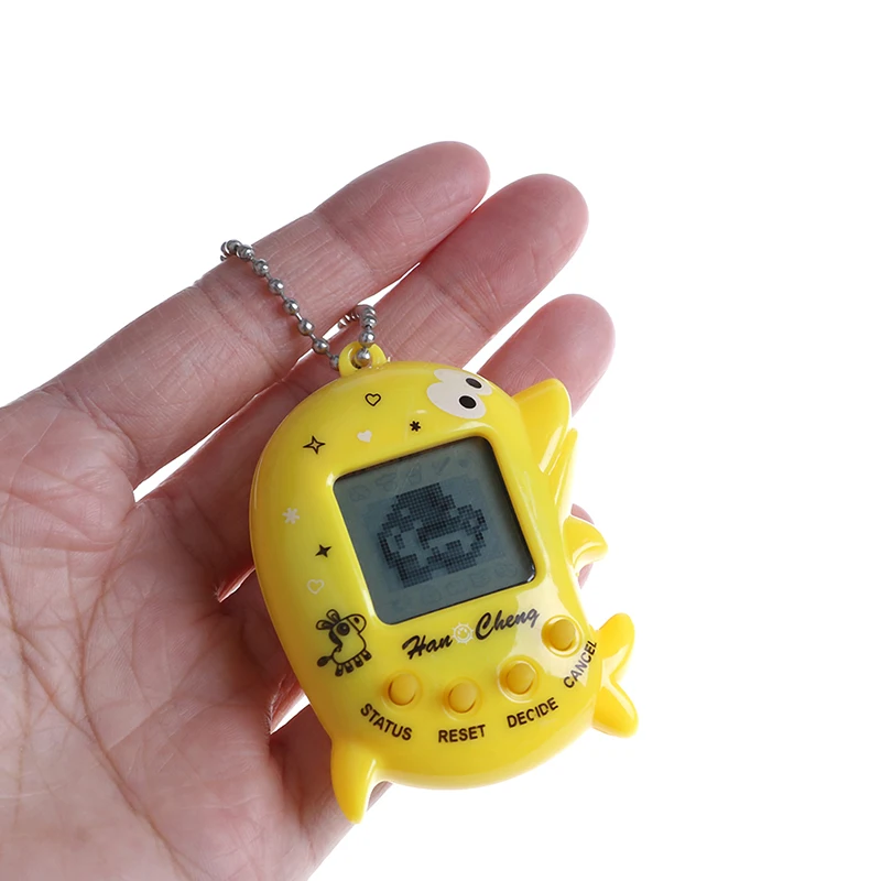 1pc 90s Nostalgic Virtual Cyber Pet Toy Tamagotchis Electronic Pets Keychains Toys 168 Pets In 1