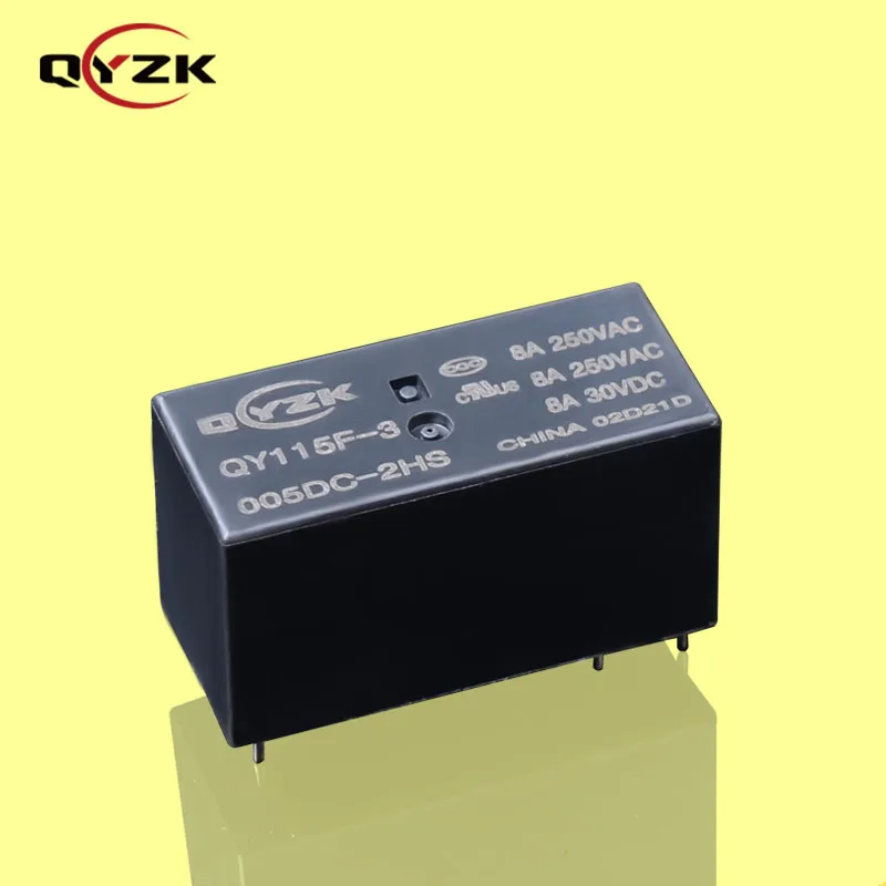 5VDC 2 * SPST-NO 8AMP 250VAC 8A 30VDC 6 Pins 0.4W Alternative To G2RL-1 2 Contact Forms Industrial Use Small Power Relay