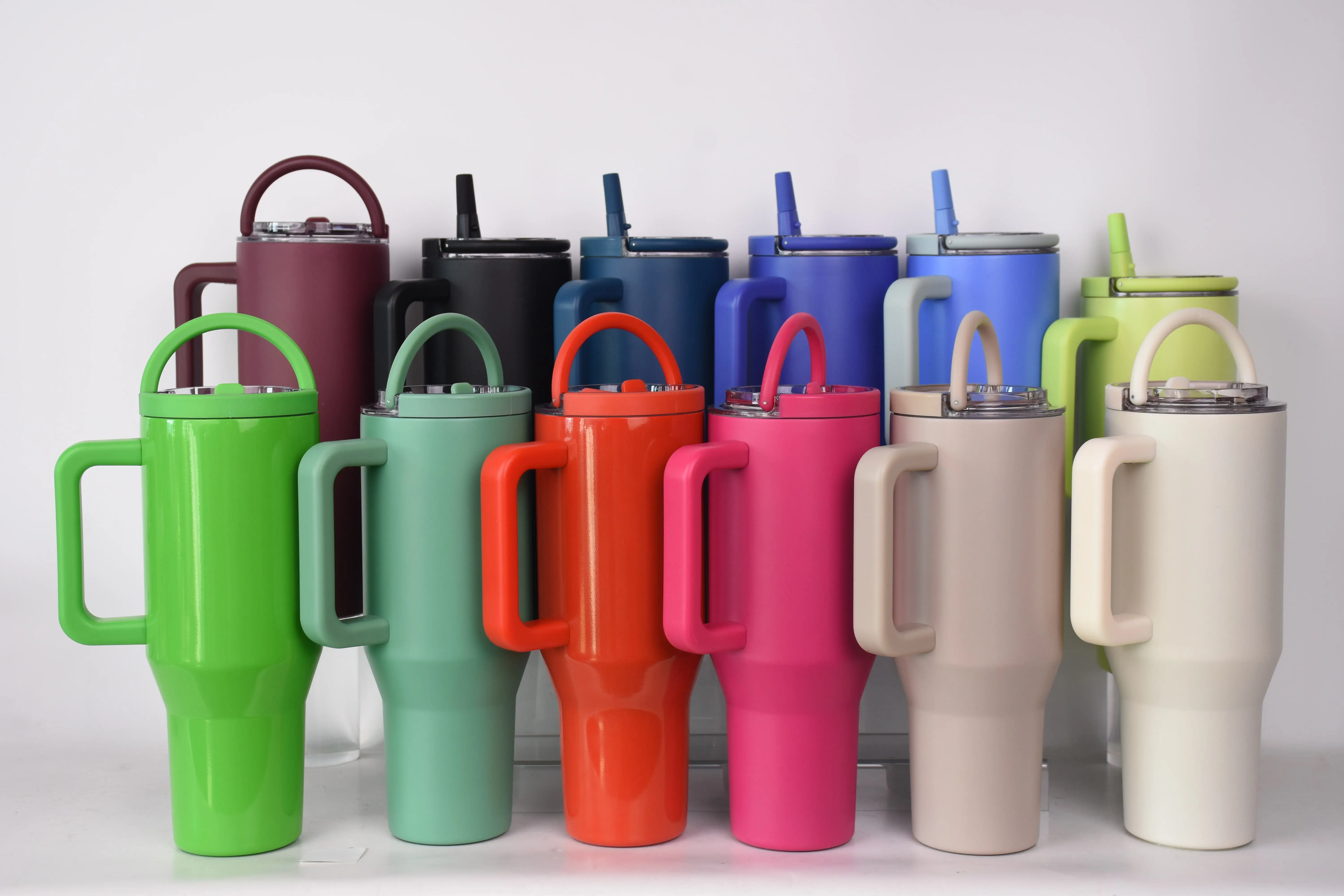 100% Leakproof Custom Logo 40OZ 30OZ Tumbler Adventure Stainless Steel 30oz Vacuum Mug Tumbler With Flip Straw Traveler