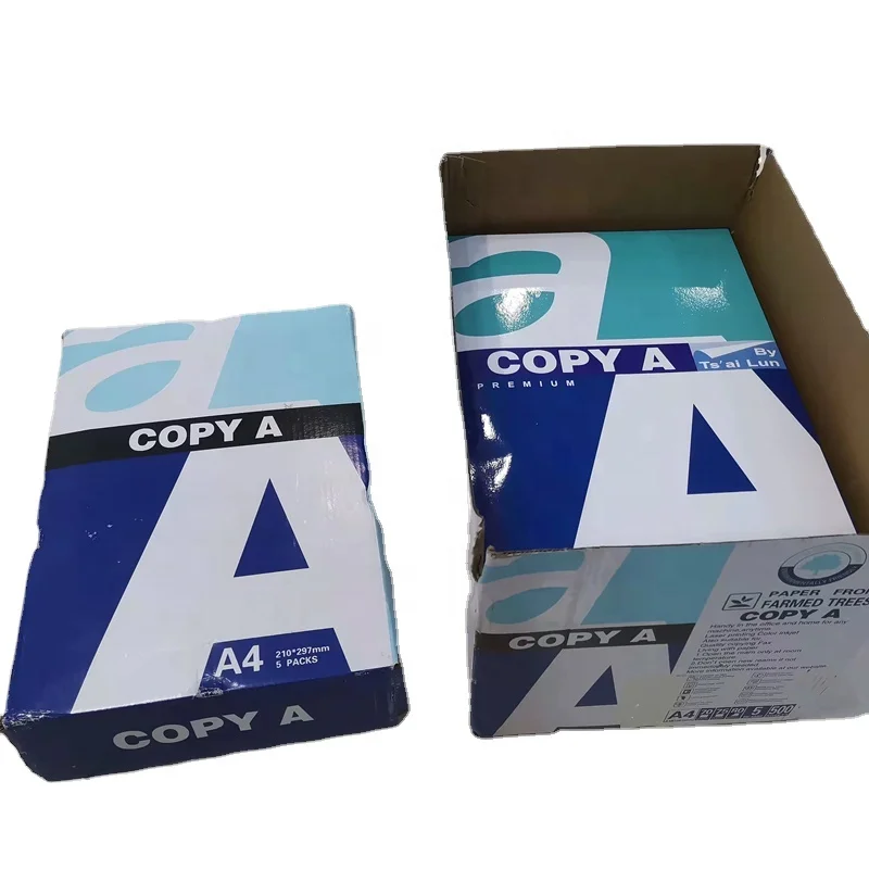White A4 Copy Paper 80GSM 102-104 Whiteness