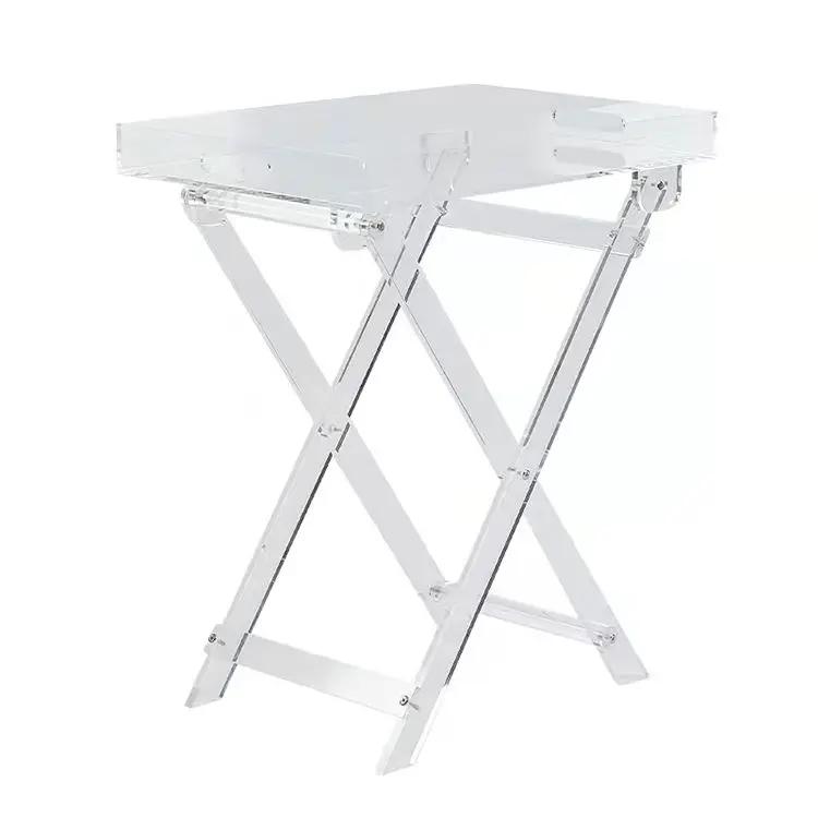 Home Decor Portable Acrylic Folding Chair Coffee Table Coffee Table