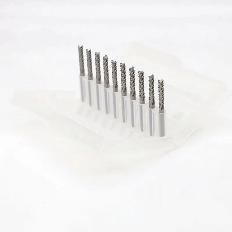 pcb slot drill bits / pcb router bit  pcb machinery Solid Carbide End Mill Cnc Milling Cutters