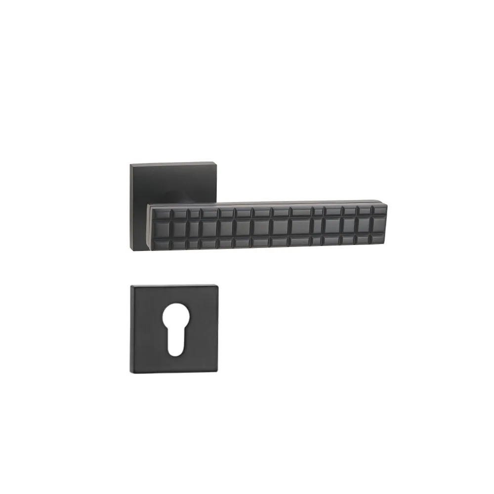 New Chinese room lock Bedroom hotel quiet door household brass split lock mechanical square handle lock