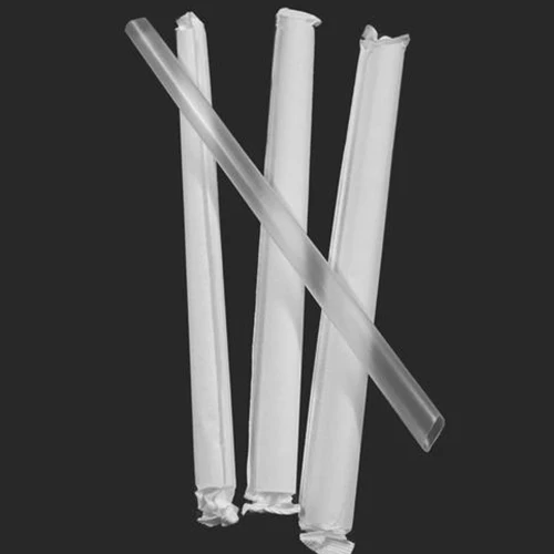 200*6mm Flexography custom Juice cocktail Christmas party Individually Wrapped plastic Clear Drinking disposable PP straws
