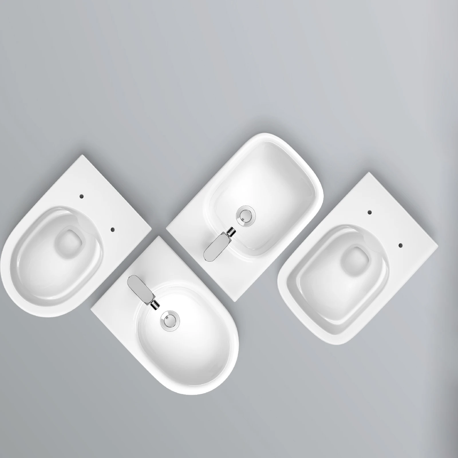 Прямая фурнитура для ванной комнаты