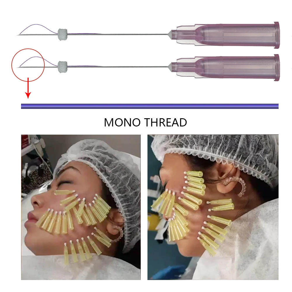 Korea Anti-aging Hilos Tensores Face Lift Mono PDO Thread With Sharp Needle