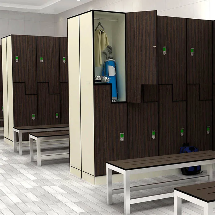 Custom Colourful Small Large Metal Luggage Cabinets HPL Health Club Gym Storage Lockers For School With Code Lock