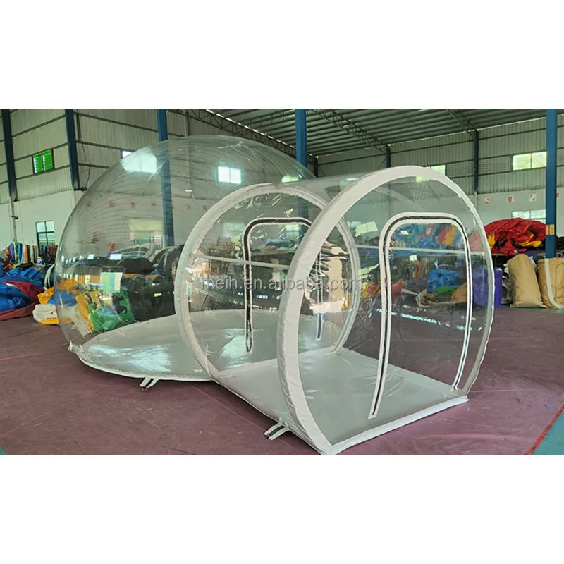 New design outdoor Inflatable glamping tent bubble tent transparent dome camping clear tent for sale
