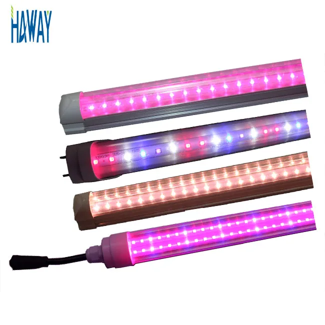 Full Spectrum Red Blue 20w T8 LED Tube Indoor Grow Light System For Hydroponics Plant Grow LED