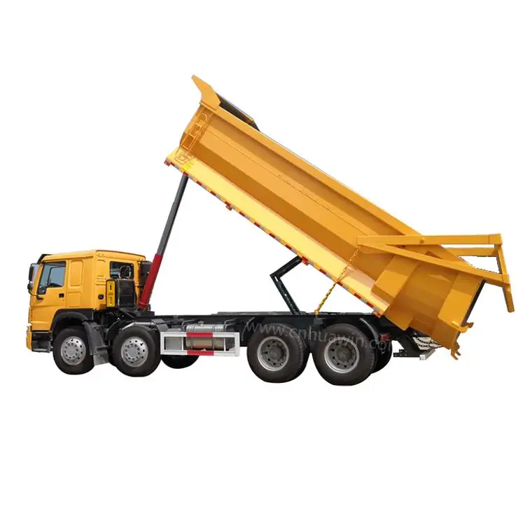 Лучшие торговые продукты howo 8X4 u-образный самосвал с подъемной задней дверью самосвал