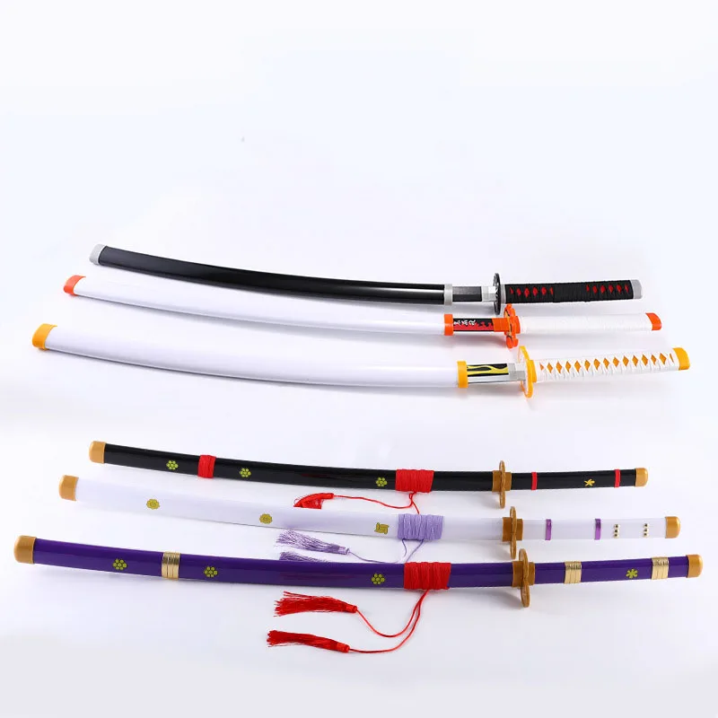 Cartoon Anime Ghost Slayer Day Wheel Knife Cos Weapon Prop Simulation Wooden Knife