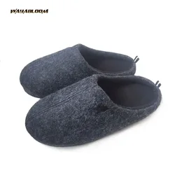 Fashion warm wool shoes handmade felt indoor winter slipper shoes