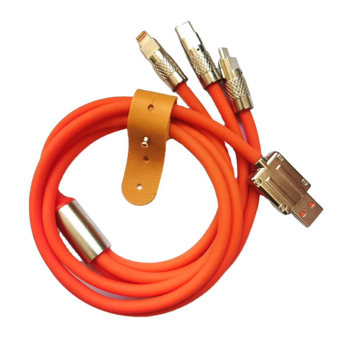 3 in 1 Charging Cable Multiple USB Cord Charger Compatible with Most Cell Phones/Tablets