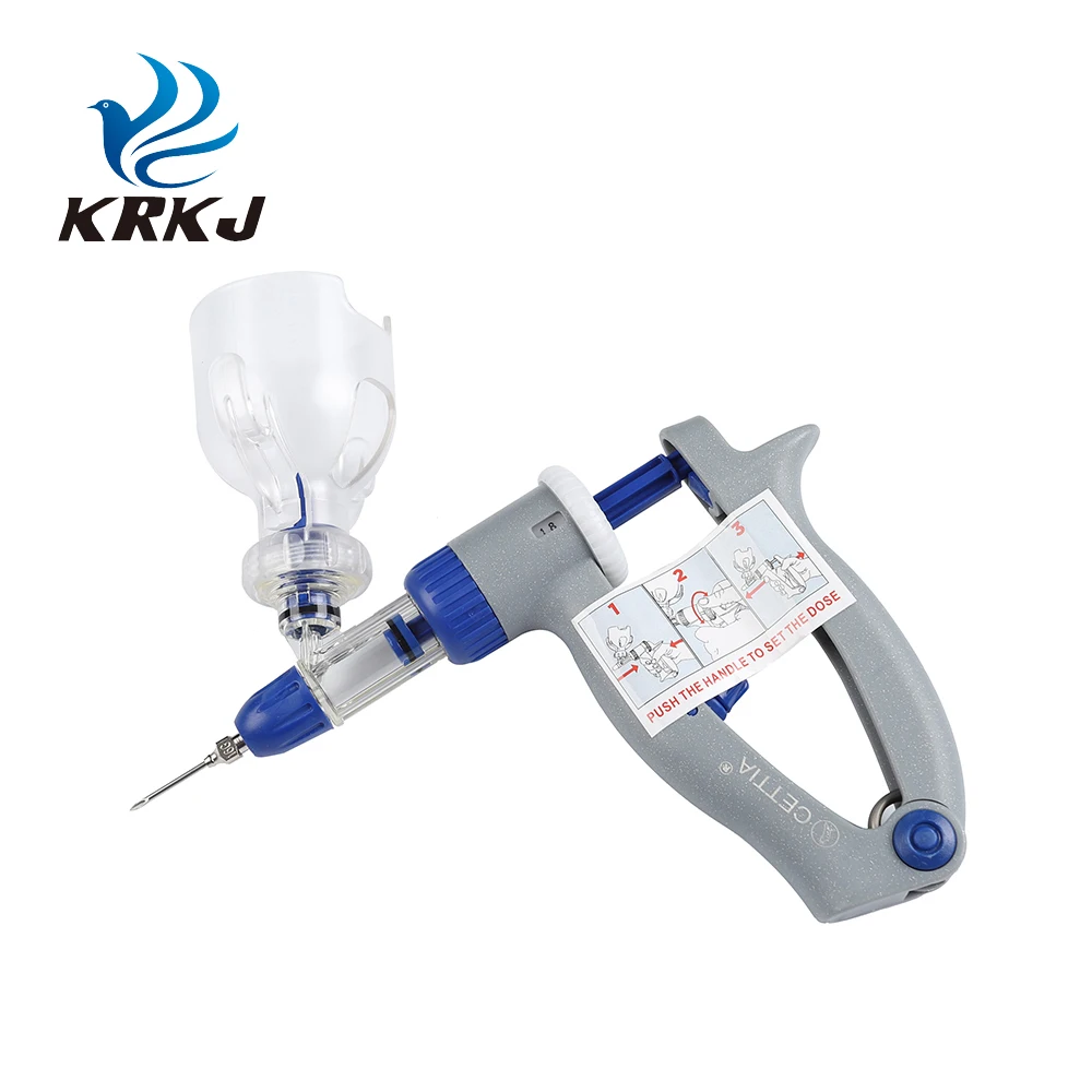 Шприцевой пистолет KD130 стальной шприц с постоянным креплением для бутылок объемом 2 куб. См регулируемый впрыска