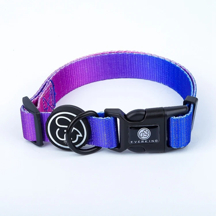 Eco Friendly 100% Pet Webbing Comfortable Pet Products pink dog collars