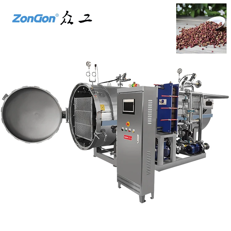 Industrial Herbs spices dryer steam sterilizer