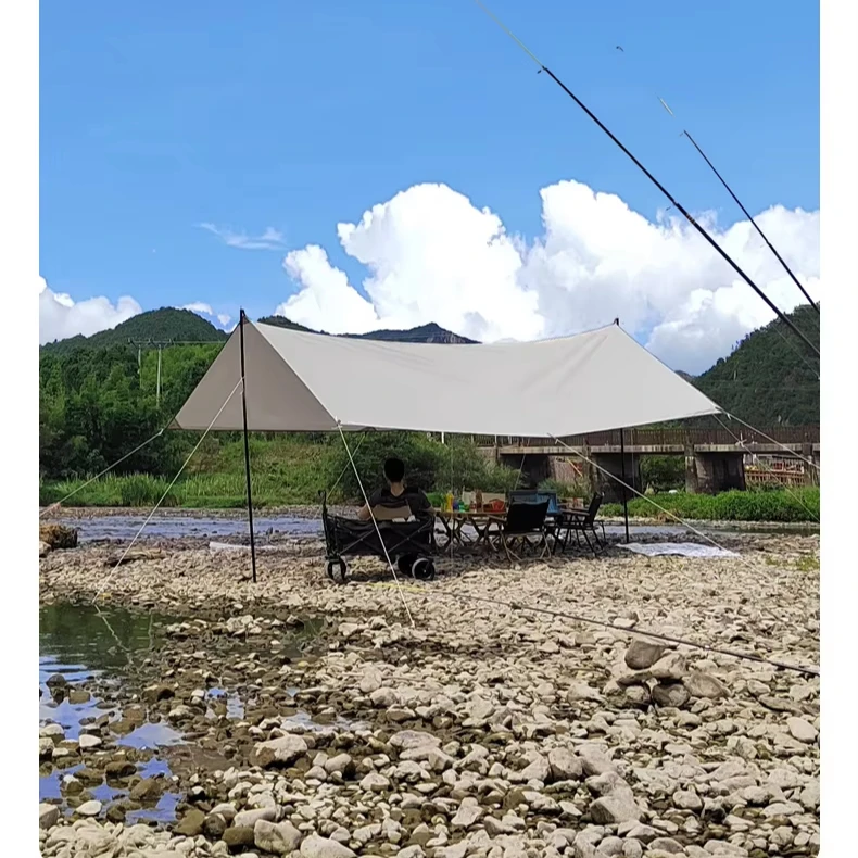 Outdoor Lightweight Camping Waterproof Oxford Fabric Compact Easy Set up Tourist Beach Sun Shelter for Travel